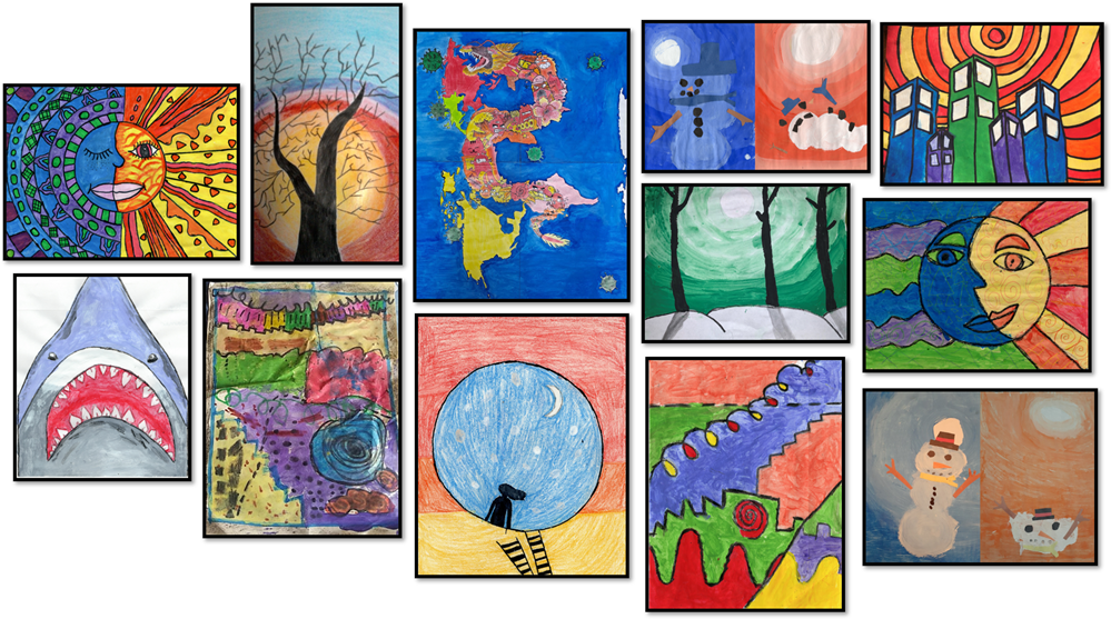  Collage of DIA selected artworks